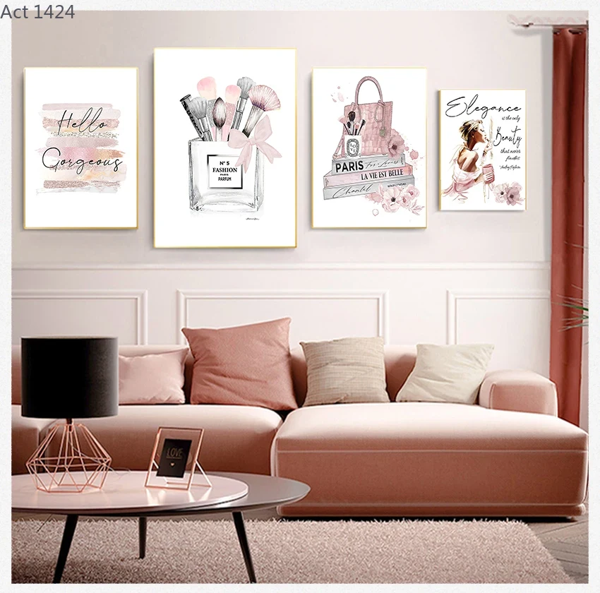 Books Prints Canvas Painting P - Beauty Makeup Book ulasan dan harga