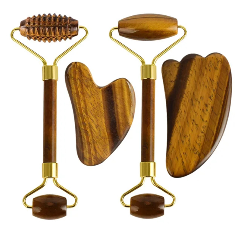 Natural Tiger Eye Jade Roller  - Beauty Makeup Workshop ulasan dan harga