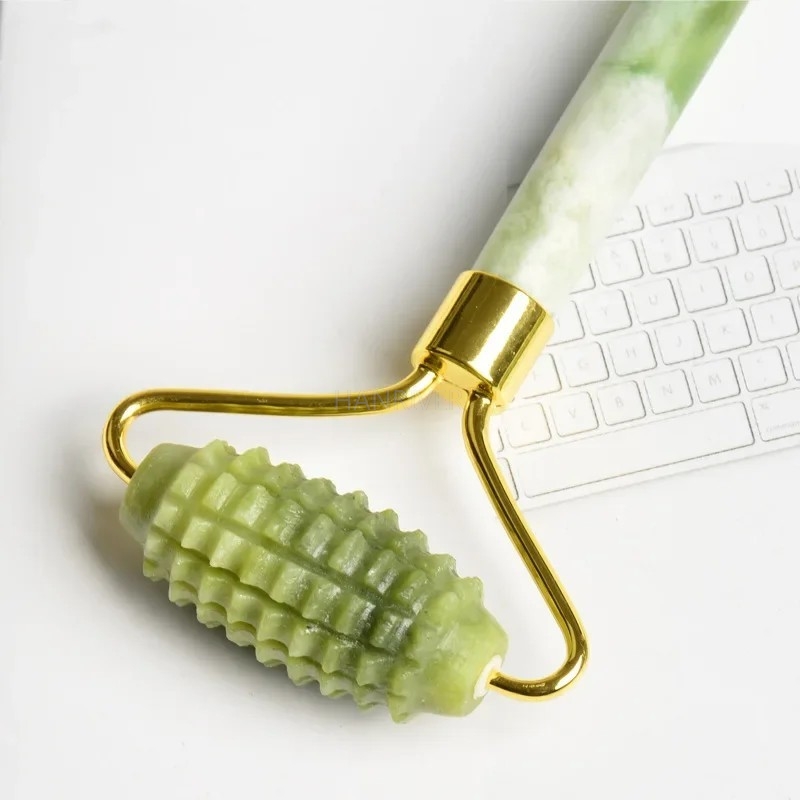 Facial Jade Massage Roller Set - Jade Roller Gua Sha ulasan dan harga