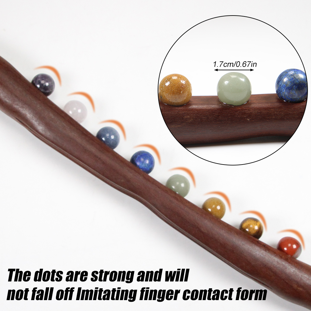 Wood Massage Stick 10 Jade Sto - Jade Roller Gua Sha ulasan dan harga