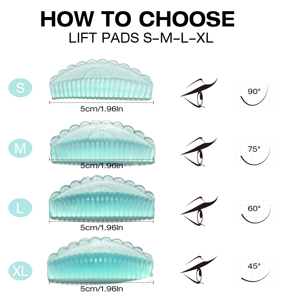 8Pcs/4Sizes Self Sticky Lash L - J Beauty Makeup ulasan dan harga