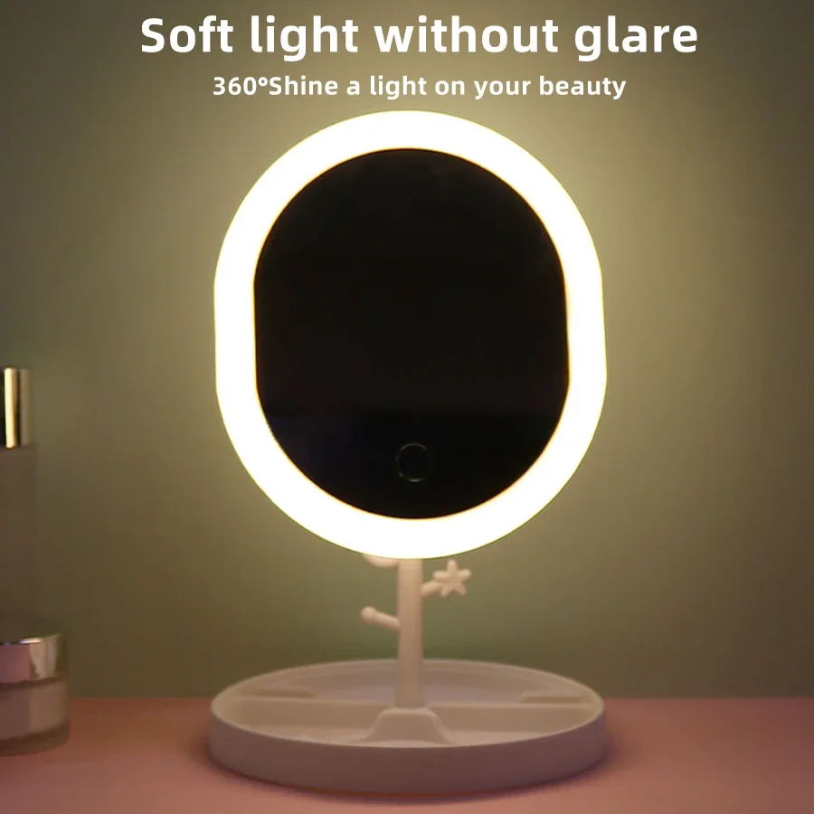 Makeup Mirror With LED Light D - Beauty Makeup Light ulasan dan harga