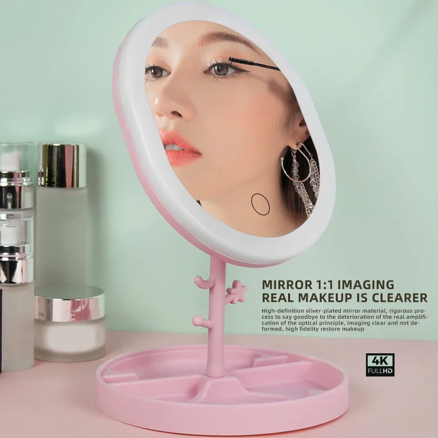 Makeup Mirror With LED Light D - Beauty Makeup Light ulasan dan harga