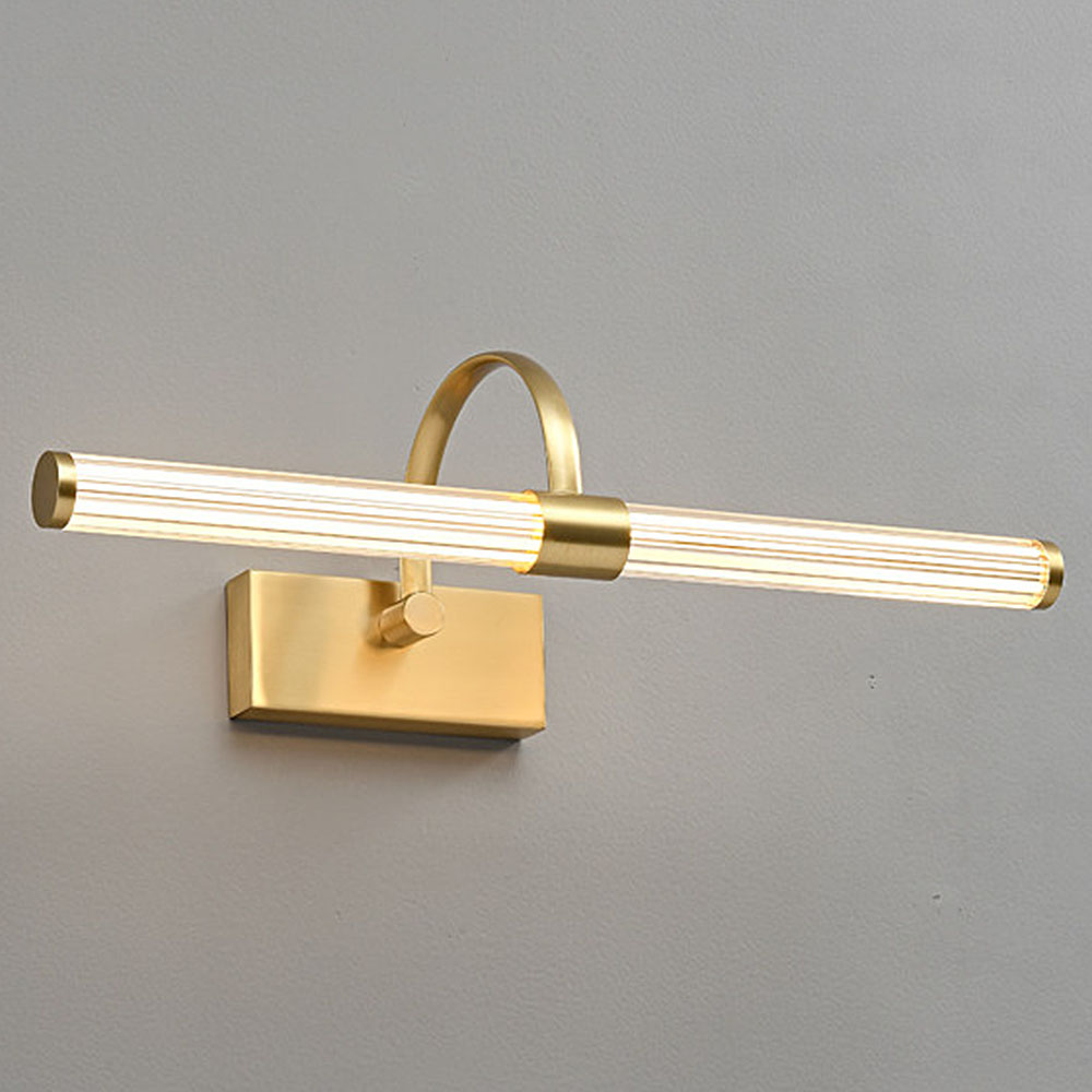 Modern Brass Acrylic LED Wall  - Beauty Makeup Light ulasan dan harga
