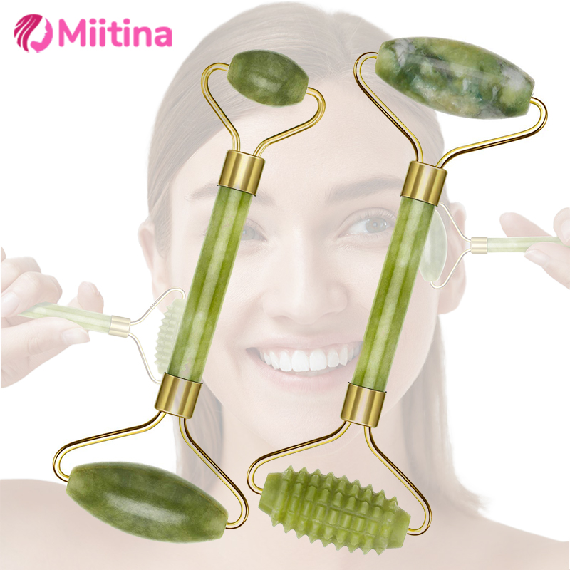 Natural Jade Roller Face Gua S - Jade Roller Gua Sha ulasan dan harga