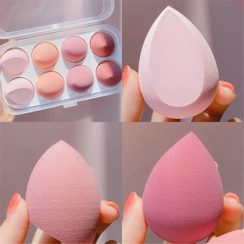 4/8pcs Makeup Sponge Blender B - Beauty Makeup Egg ulasan dan harga