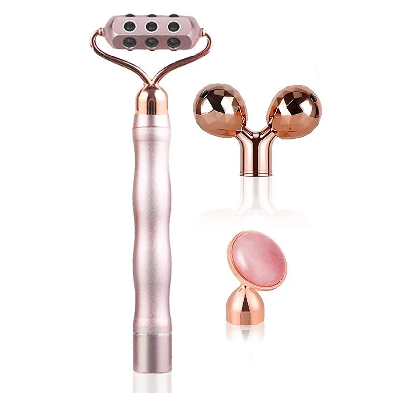 3 In 1 3D Roller Germanium Sto - Jade Roller Gua Sha ulasan dan harga