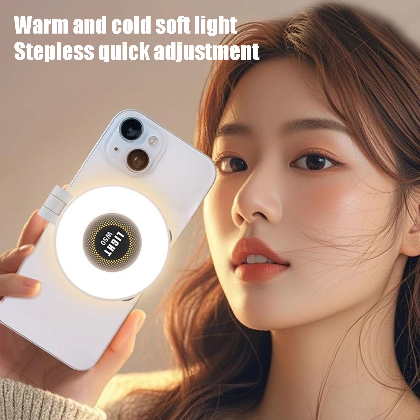 Magnetic Selfie Light 3 Modes  - Beauty Makeup Light ulasan dan harga