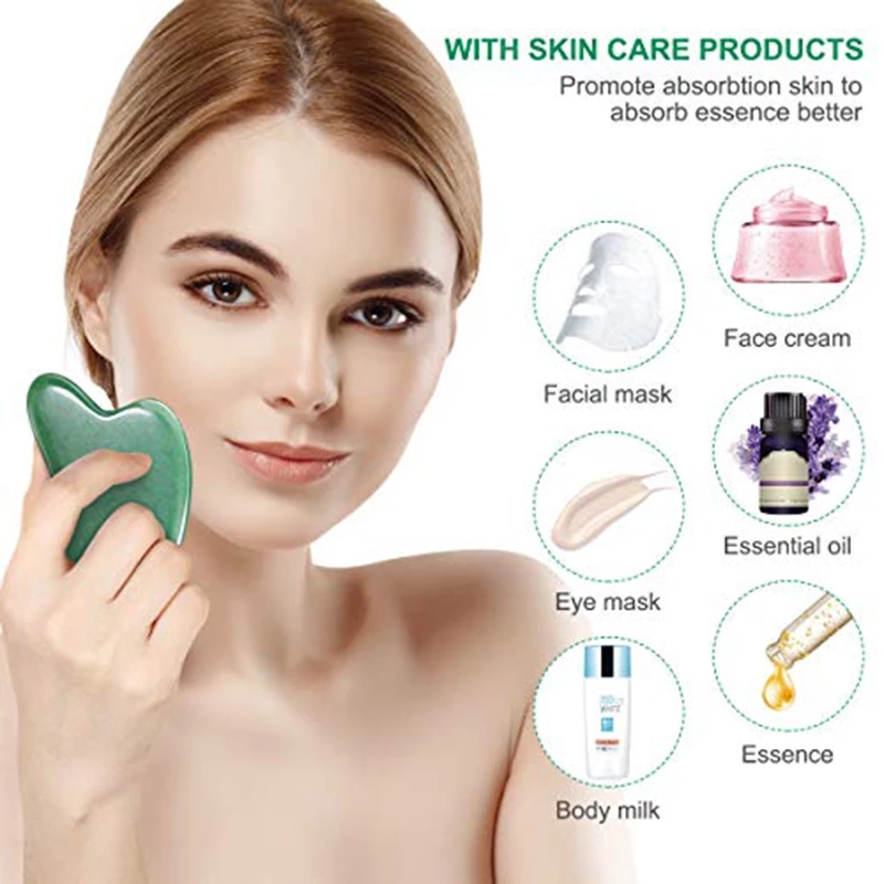 Rose Quartz Natural Jade Rolle - Jade Roller Gua Sha ulasan dan harga