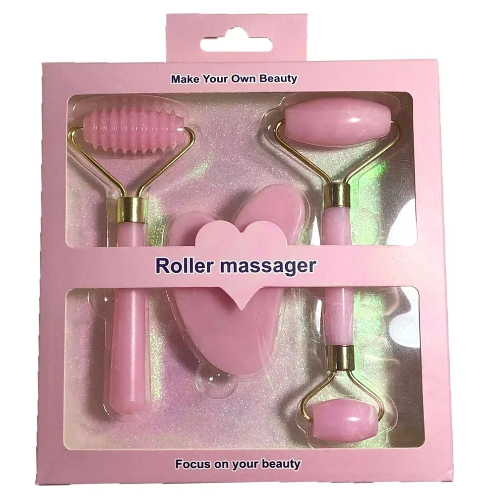 Resin Roller Massager for Face - Jade Roller Gua Sha ulasan dan harga