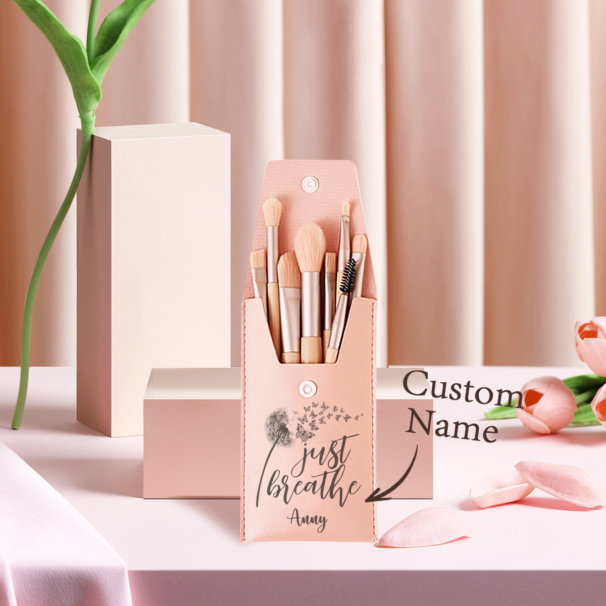 1pc Custom Name Makeup Brush,  - Beauty Makeup Names ulasan dan harga