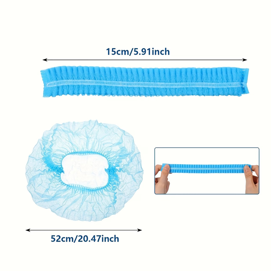 50 Pieces of Disposable Hats,  - Beauty Makeup Workshop ulasan dan harga