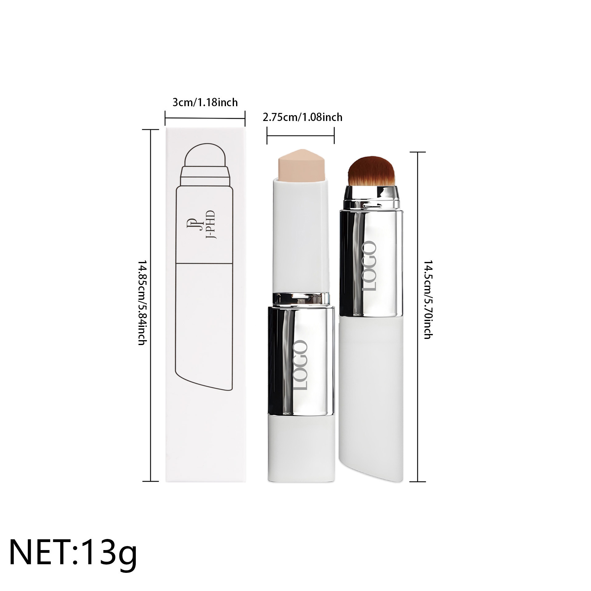 Two-in-one Brush Head Foundati - J Beauty Makeup ulasan dan harga