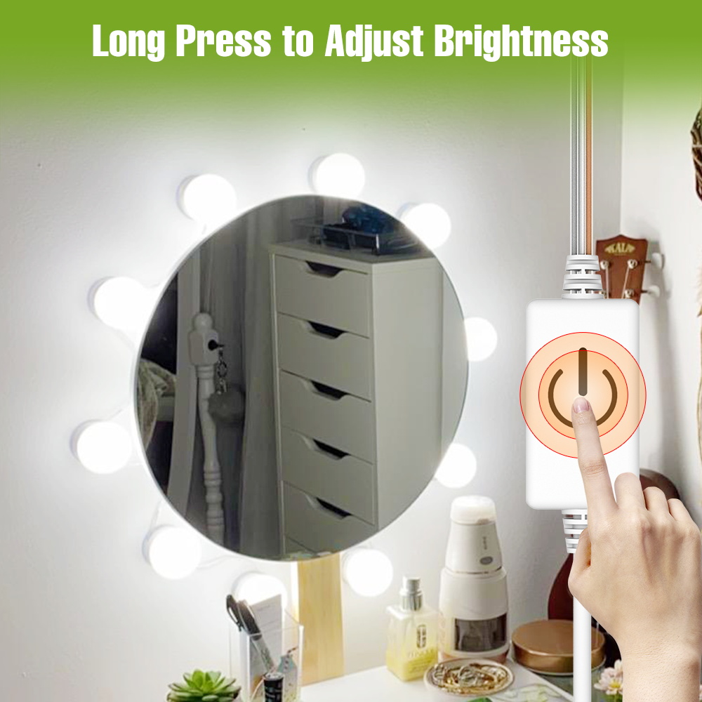 LED Makeup Mirror Light 5V Dim - Beauty Makeup Light ulasan dan harga