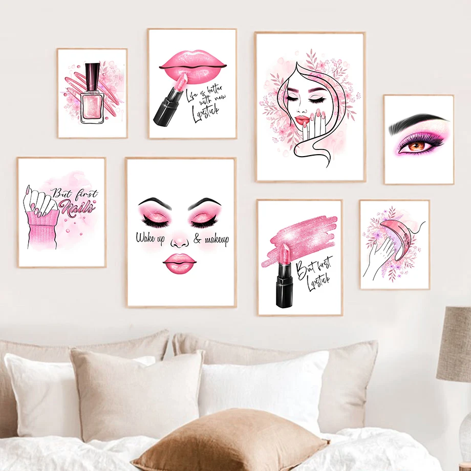 Trendy Makeup Nail Polish Lips - J Beauty Makeup ulasan dan harga