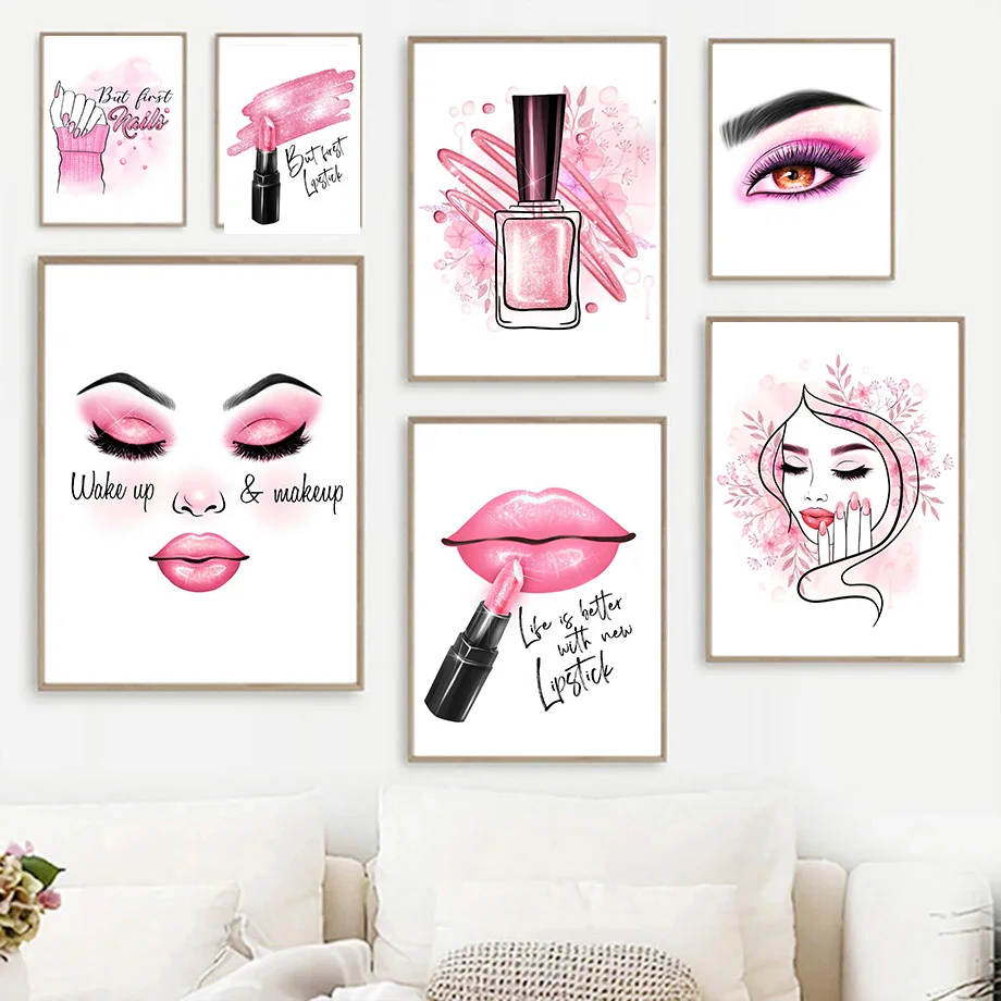 Trendy Makeup Nail Polish Lips - J Beauty Makeup ulasan dan harga