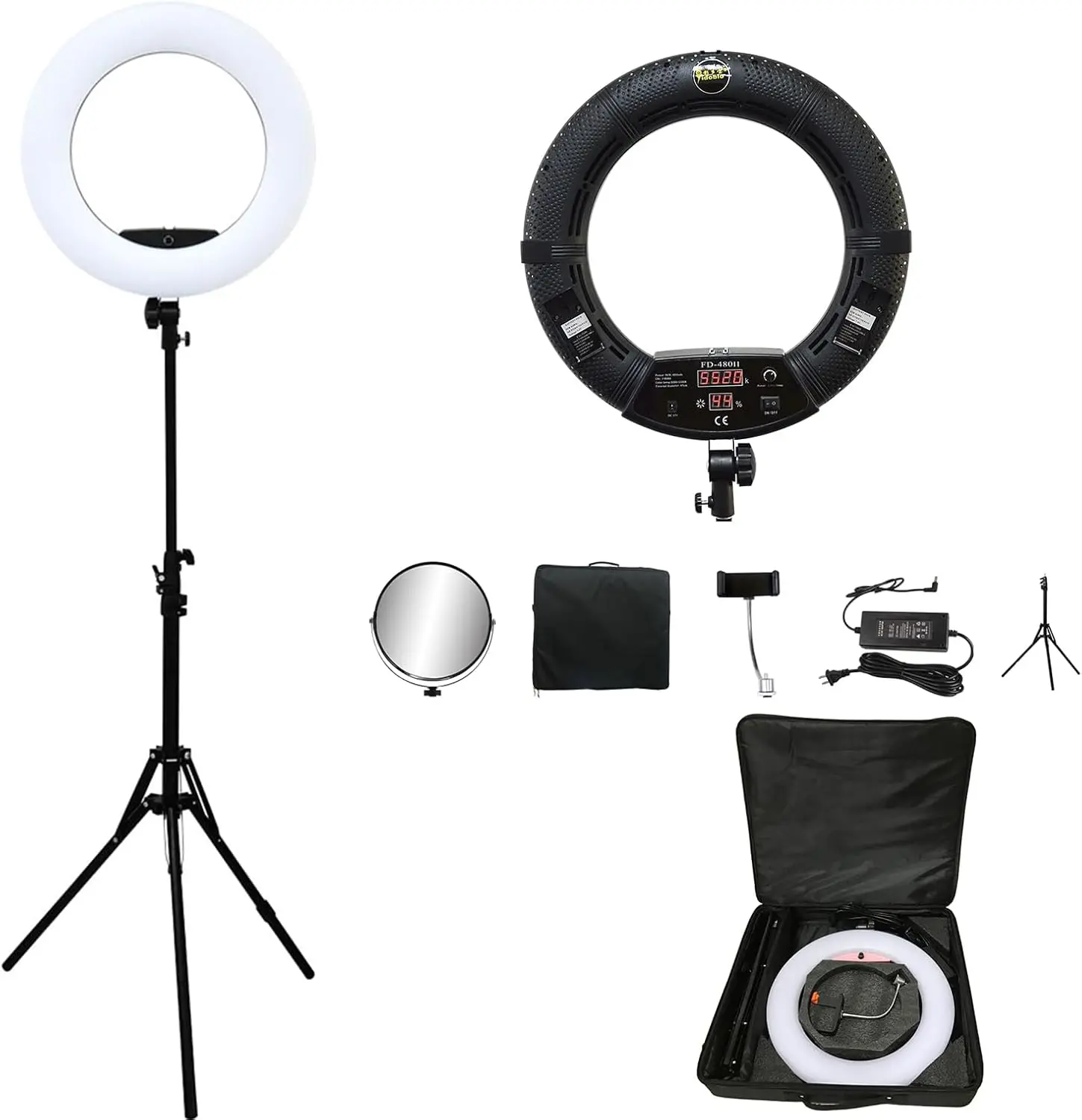 FD480 Ring Lamp 18 Inch LED Ri - Beauty Makeup Light ulasan dan harga