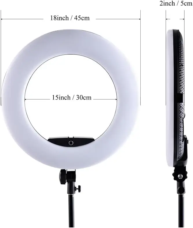 FD480 Ring Lamp 18 Inch LED Ri - Beauty Makeup Light ulasan dan harga