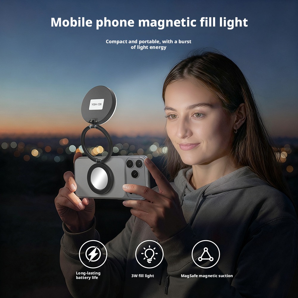 Magnetic Mobile Phone Fill Lig - Beauty Makeup Light ulasan dan harga